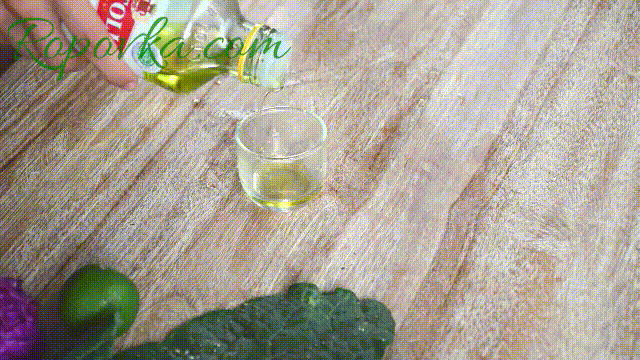 Красочный салат с кейлом 
