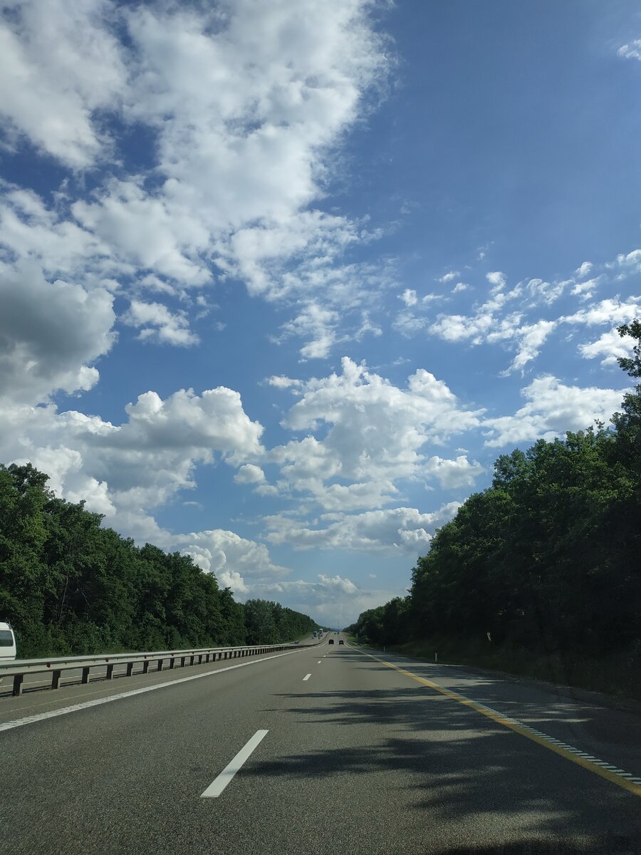 Дорога в Краснодарском крае. Архив автора