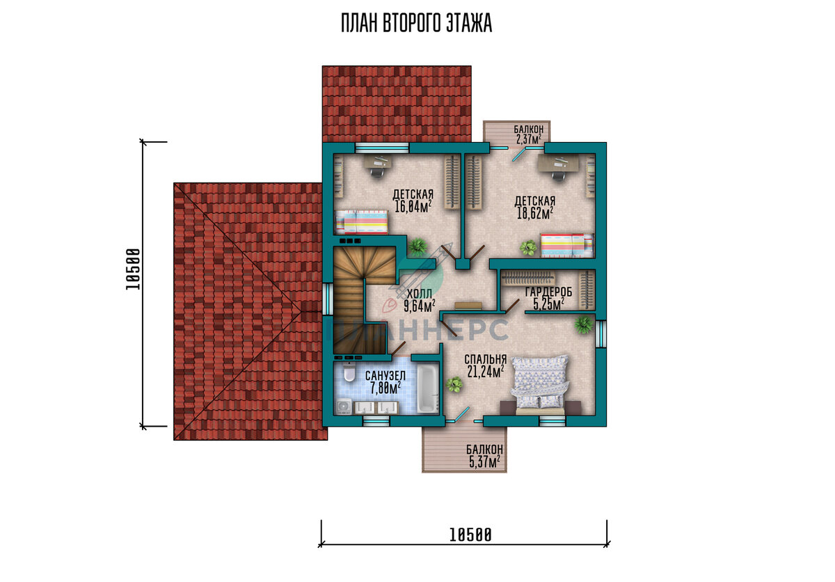 Вес дома из газобетона 10х10