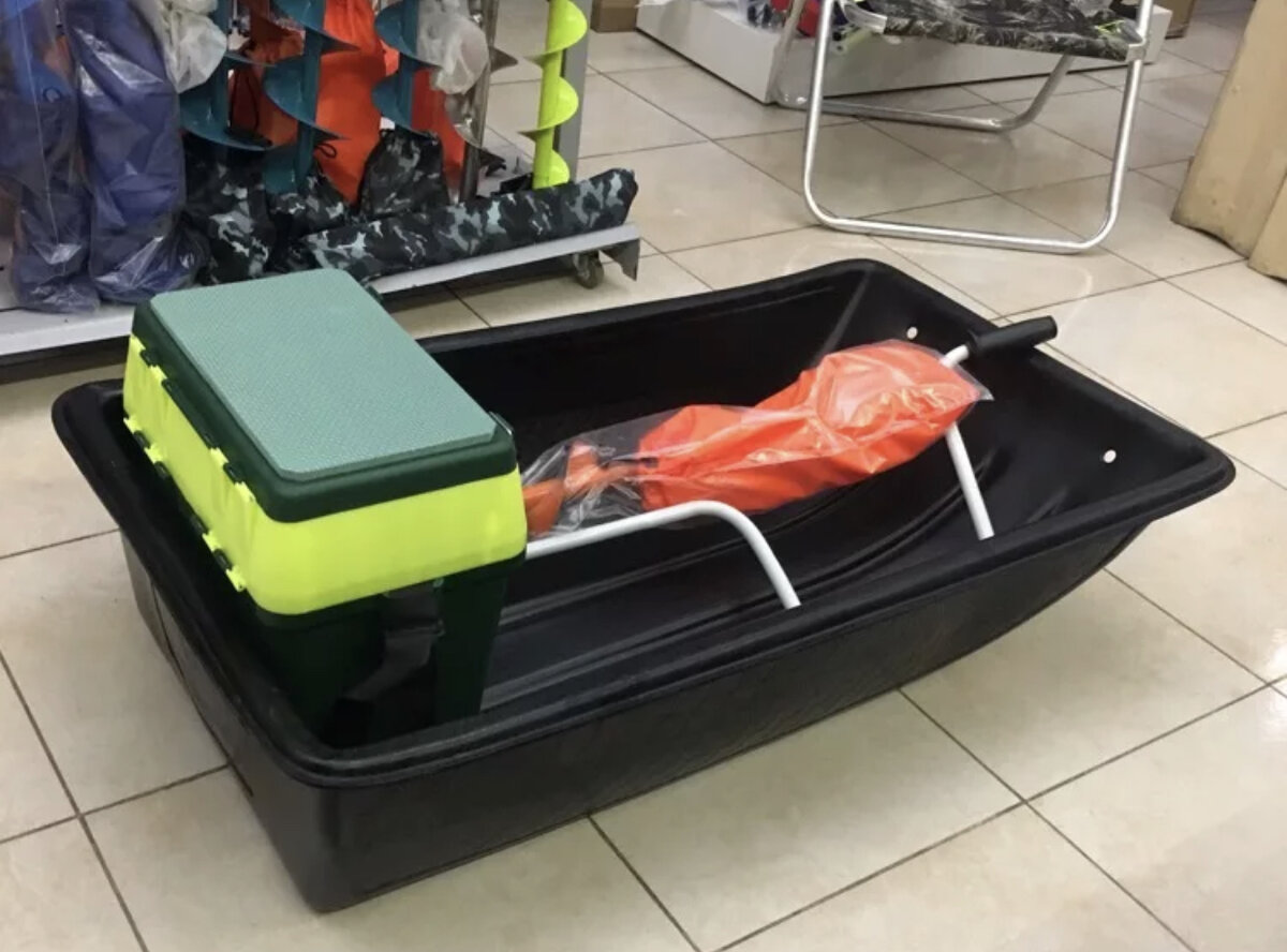 Рыболовные сани-волокуша. 