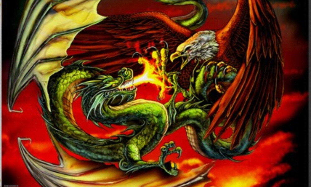 Паны дерутся, у  украинцев чубы трещат.
