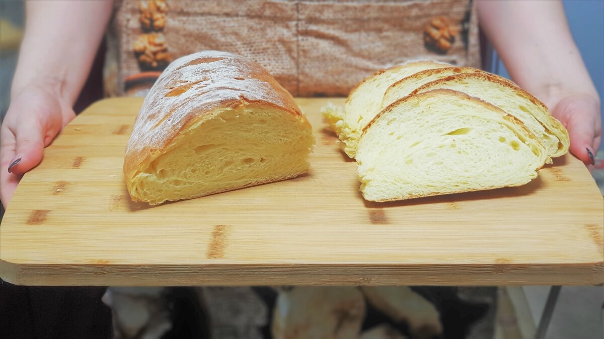 Вкусный ароматный батон