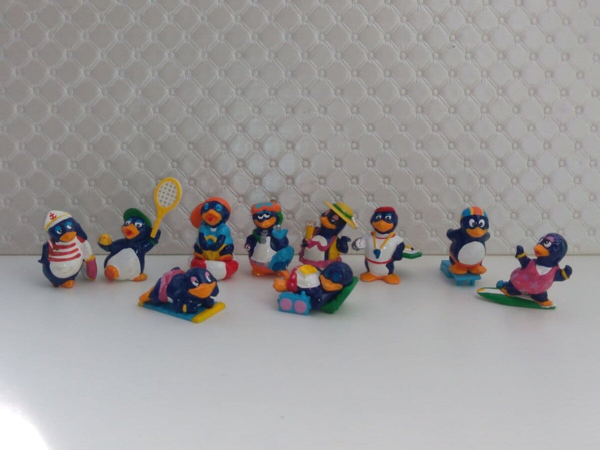 Киндер игрушки пингвины. Киндер сюрприз пингвины 1994. Коллекция Киндер пингвины 1994. Коллекция пингвинов из Киндер сюрприза. Киндер сюрприз пингвины 1992.