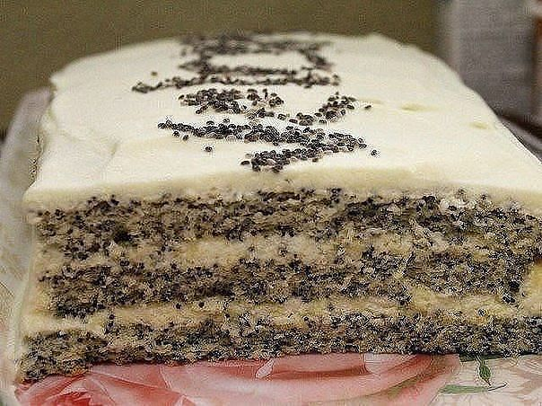Маковый торт Царица Эстер. Очень вкусные рецепты с фото
