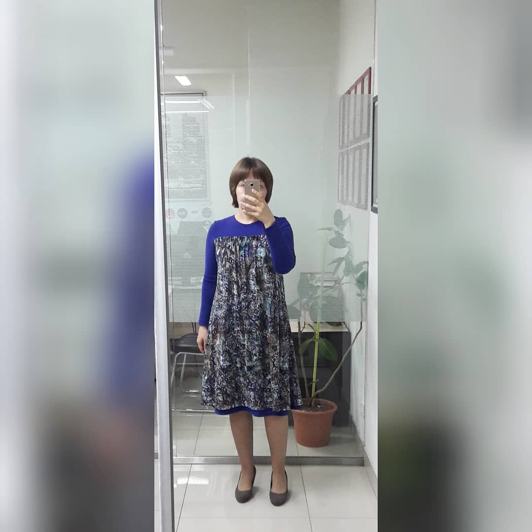 2-х слойное платье