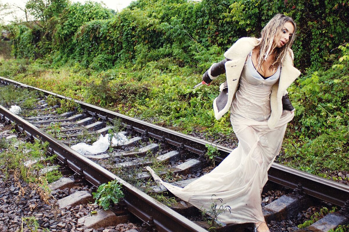 Светлана Лобода на съемках клипа "Революция". 2010