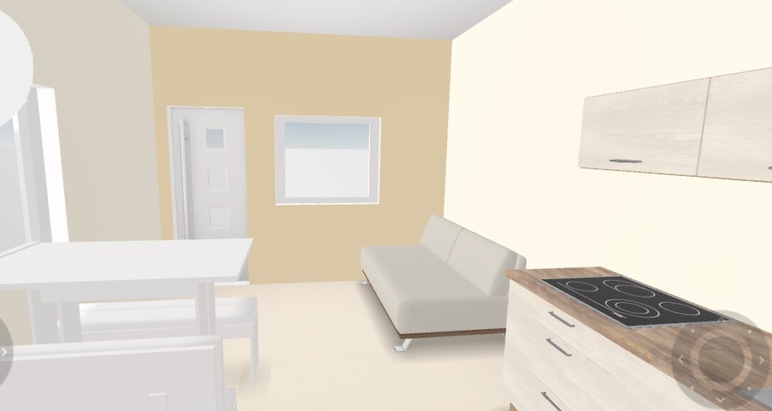 Визуализация. Вид из кухни