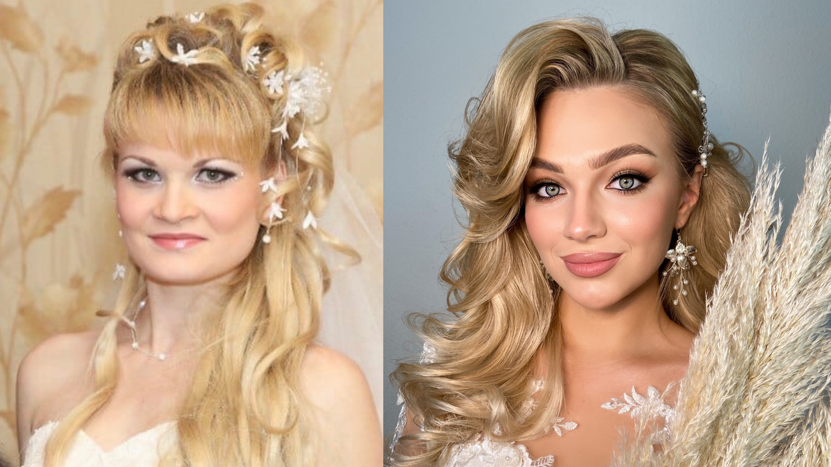 Вот бы сделать этой девушке трансформацию... Бровки запятые, челка и опавшие локоны