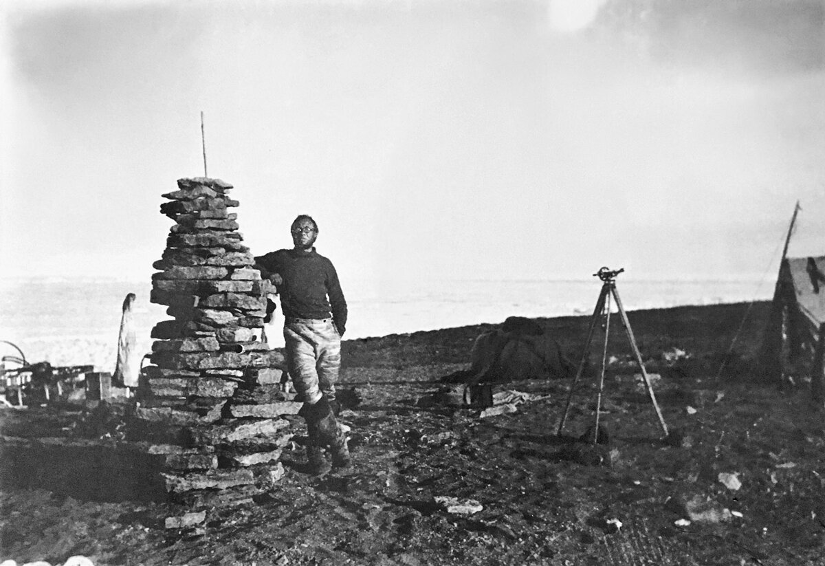 Н. Н. Урванцев на Таймыре, начало 1920-х годов, фото Российского государственного архива экономики