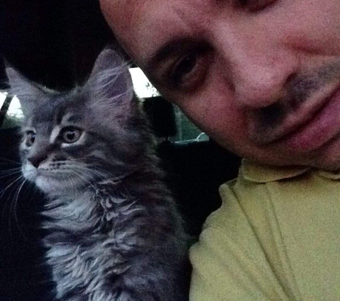 Едут домой, Бусинке около 3 месяцев