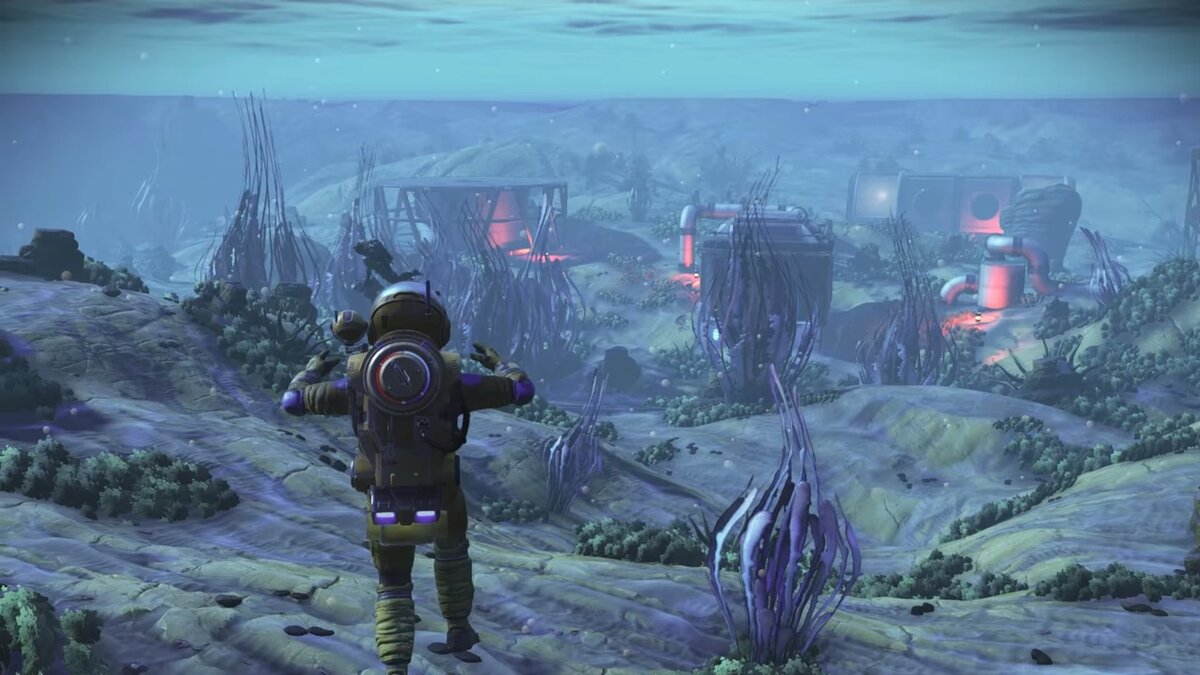 Высадка на планету.