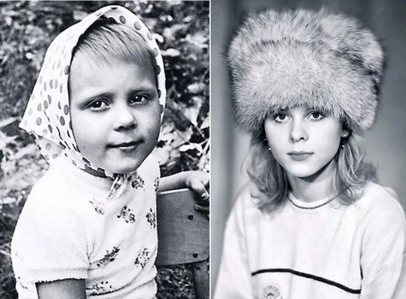 Актриса Яна Троянова в детстве