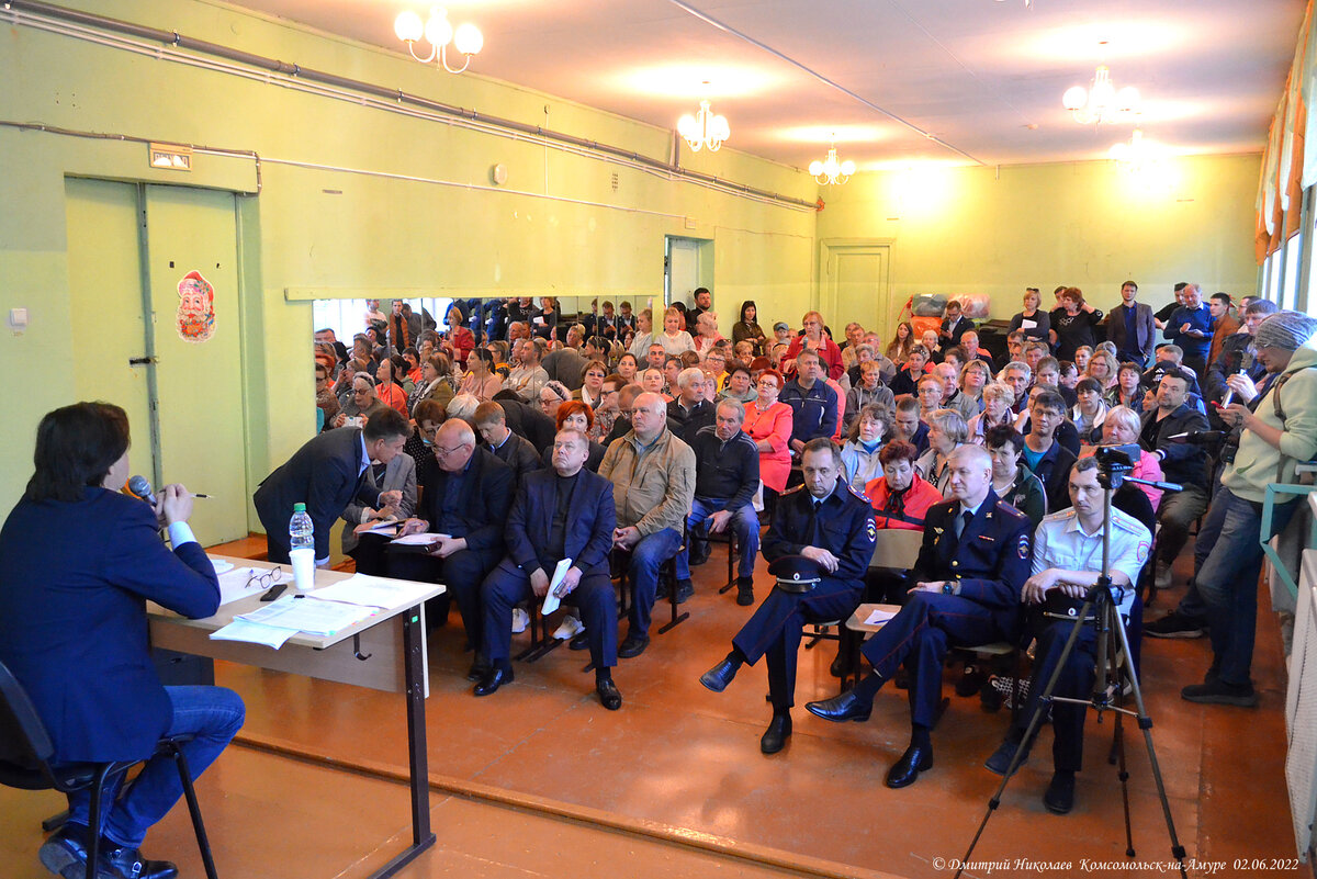 Жители микрорайона Амурсталь на встрече с главой города, 02.06.2022 г.