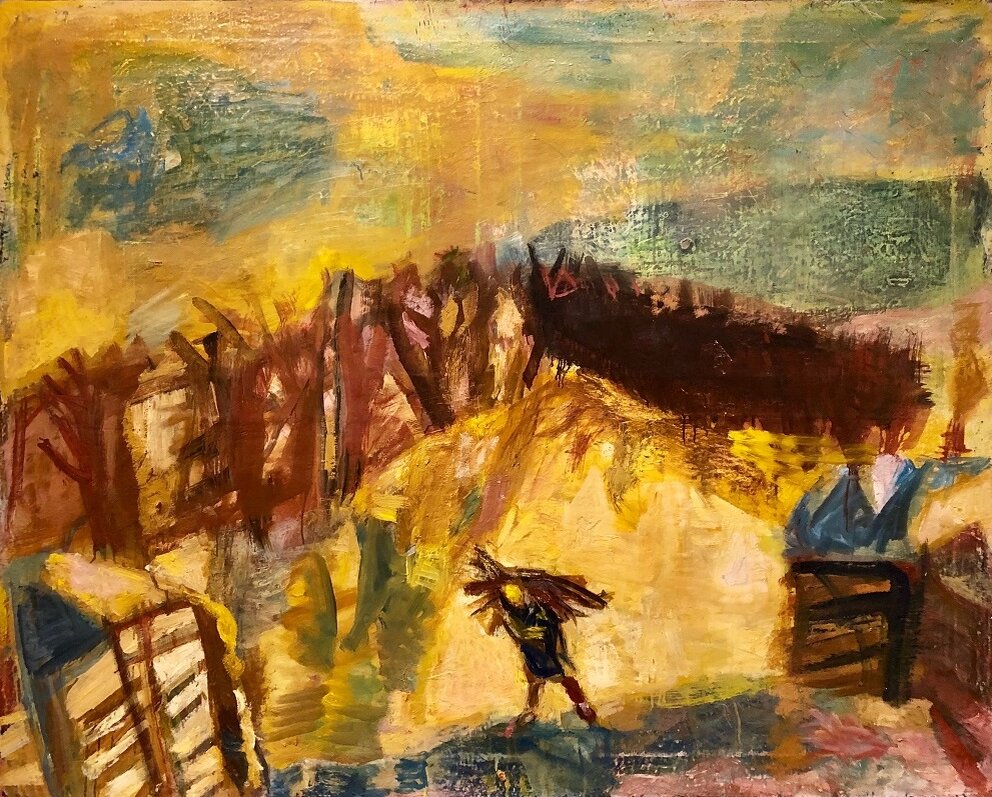 Никонов. Жёлтая зима. 2005.