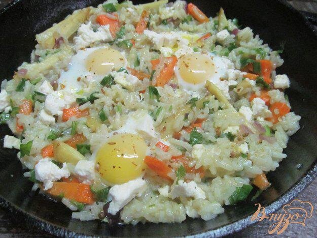Отварной рис с омлетом и овощами - пошаговый рецепт с фото на zelgrumer.ru
