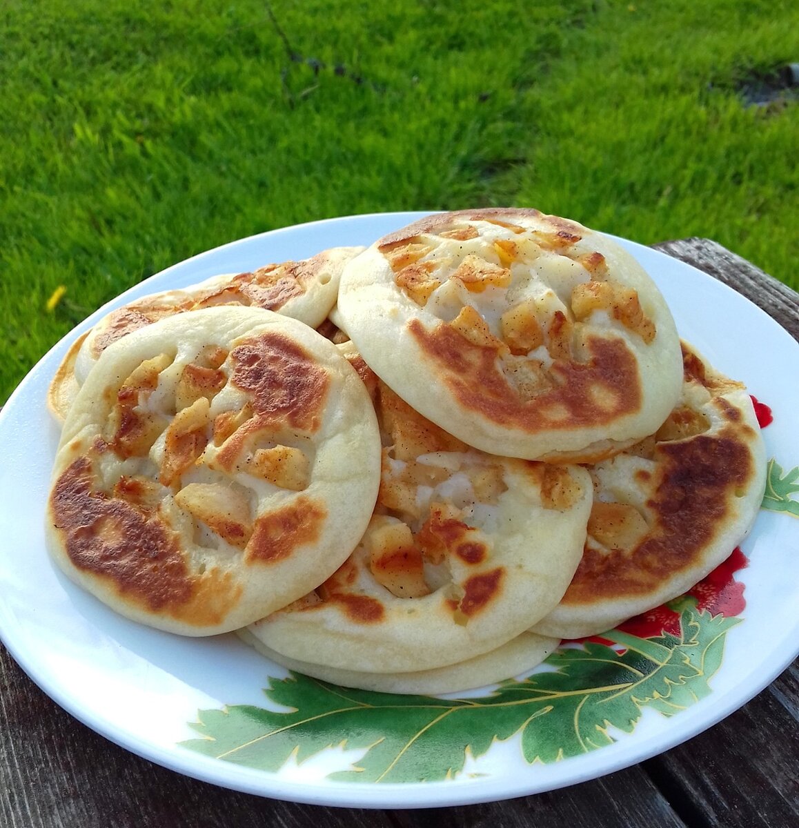 Оладушки с припëком