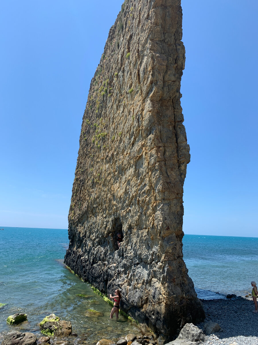 Скала Парус Геленджик основания