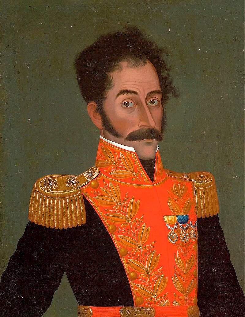Симон Боливар. Художник Х.Г. Де Кастро. Источник изображения wikimedia.commons