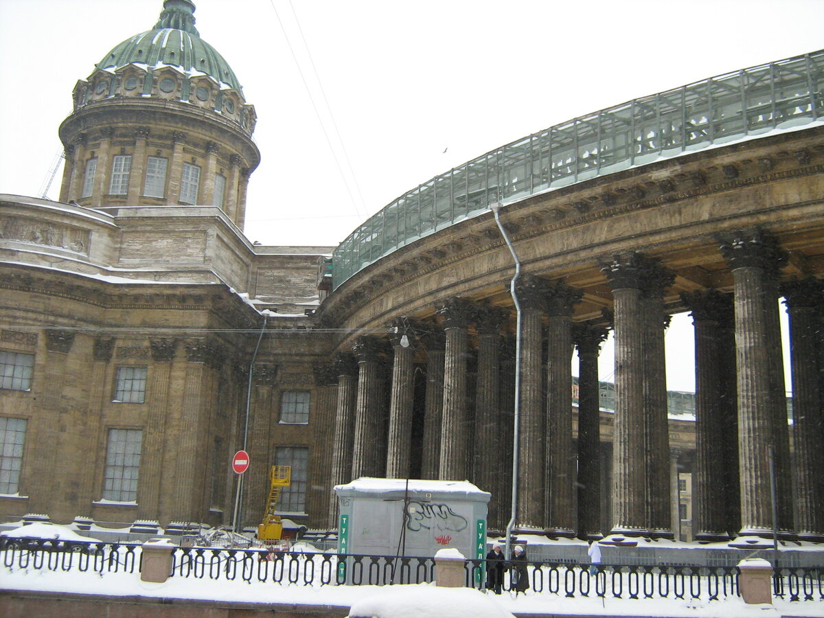 казанский собор в санкт петербурге сверху