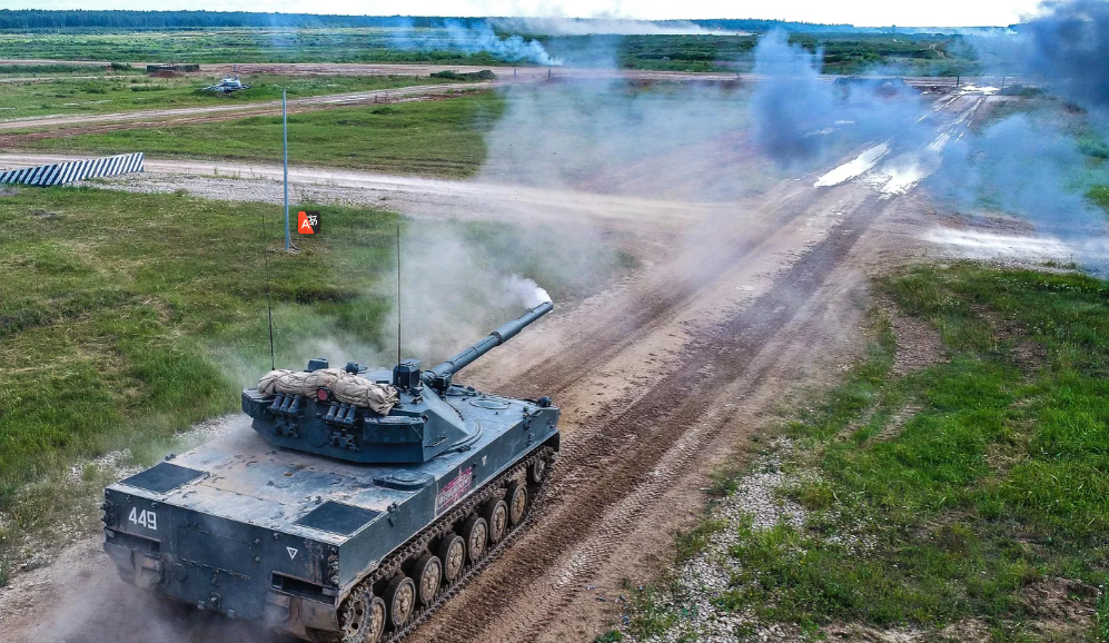 Авиадесантная самоходная противотанковая пушка 2С25 "Спрут-СД".