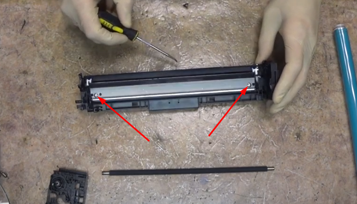 Фото 22. Протираем ракель