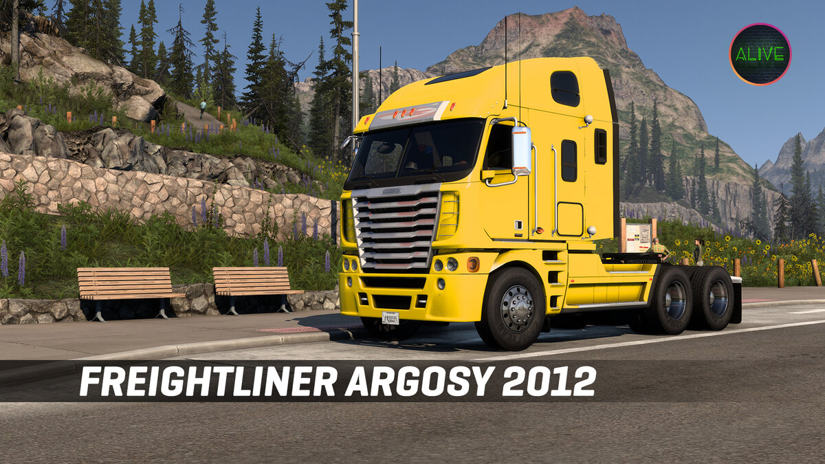 Freigthliner Argosy 2012 - Обзор мода для #ATS 1.46 | TheAlive55 | Дзен