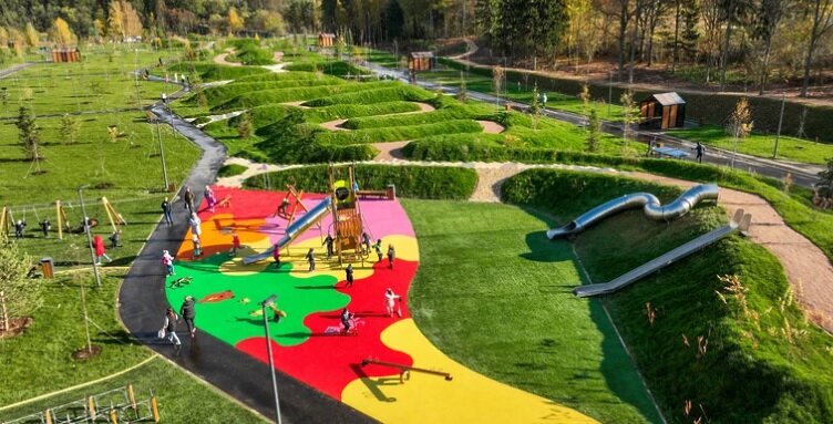 парк Марьинский ручей в Новой Москве