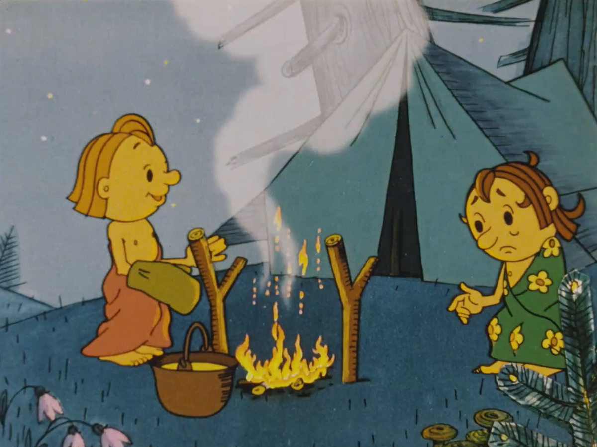 Кадр из фильма "Ох и Ах идут в поход" взят для иллюстрации из Яндекс Картинки.  