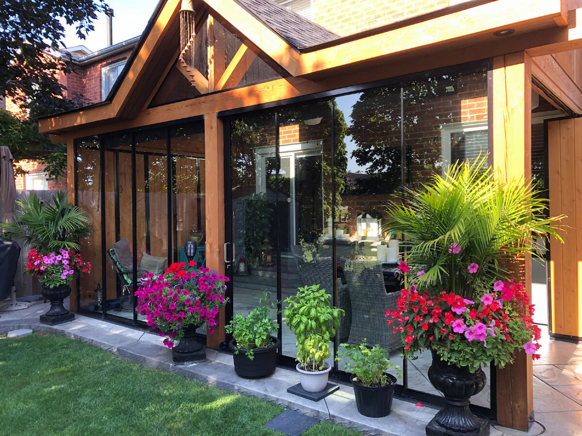 Как из крыльца сделать современную входную группу. Фото реальных ...