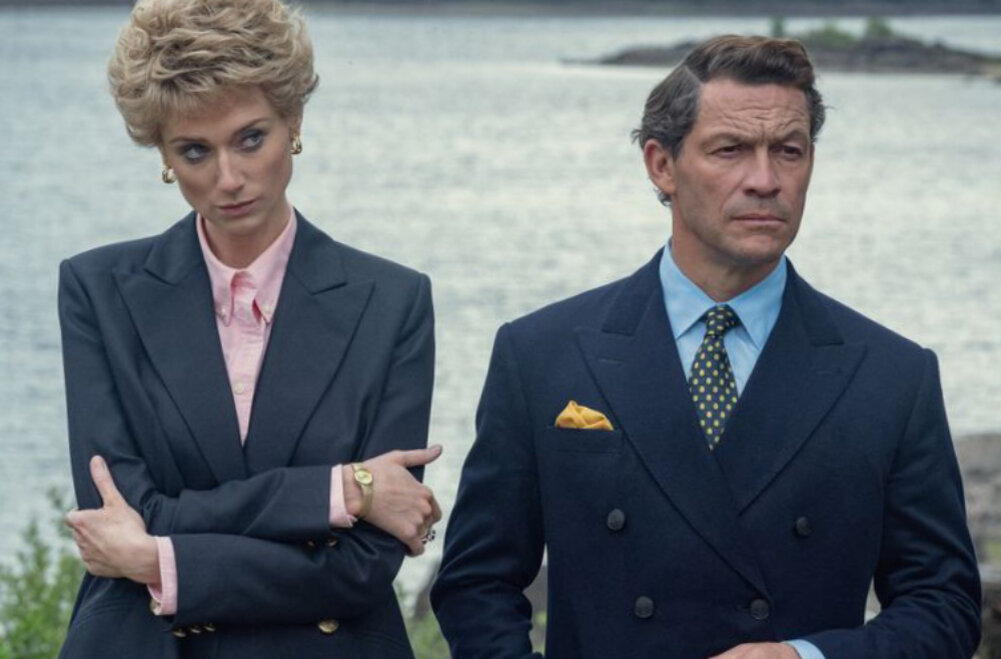 Принцесса Диана и принц Чарльз в 5 сезоне "Короны"