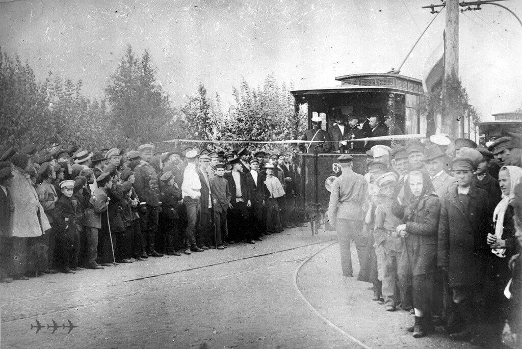 открытие трамвайного движения в Твери в 1901 году