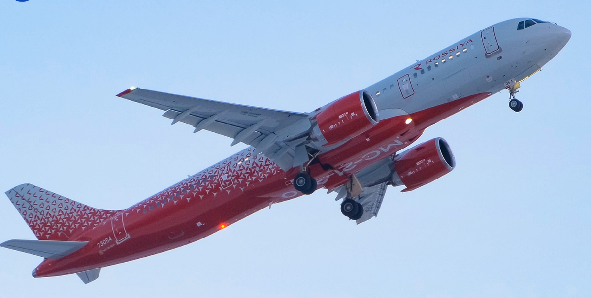МС-21 в цветах авиакомпании "Россия"