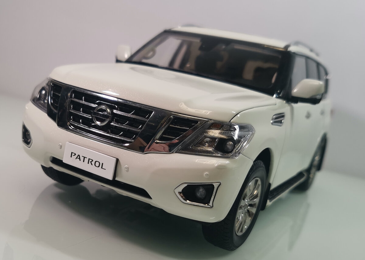 Nissan Patrol Y62 V8 2018 Paudi №5551W | Мир 1:18. Масштабные модели авто |  Дзен