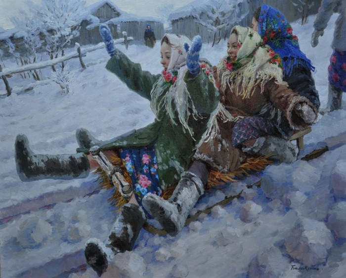 Евгений Балакшин из цикла "Зимние забавы"