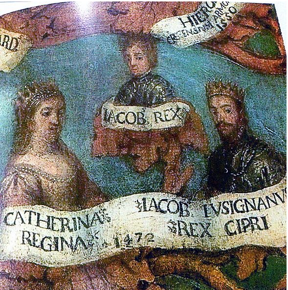 Катерина, ее муж и сын, 1472. Источник: wikimedia.org