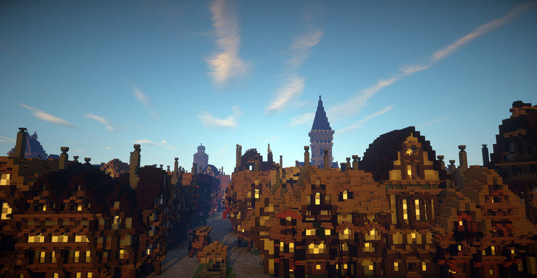 Great Fire 1666 в Minecraft