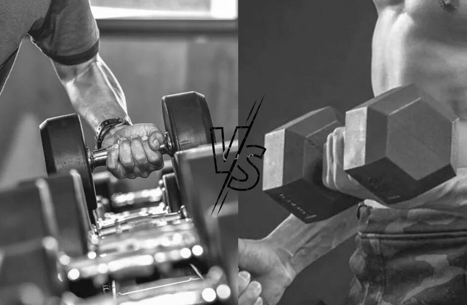 Круглые гантели или гексагональные?