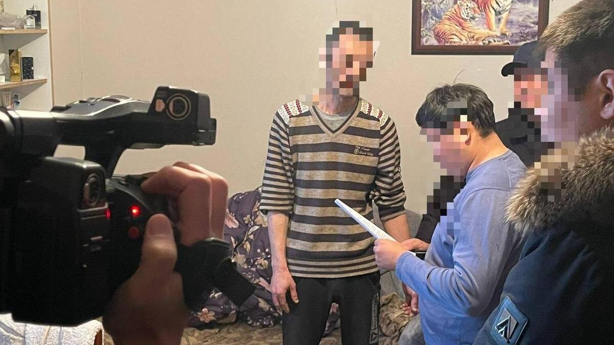    Задержанный мужчина:t.me/POLICE_of_KZ