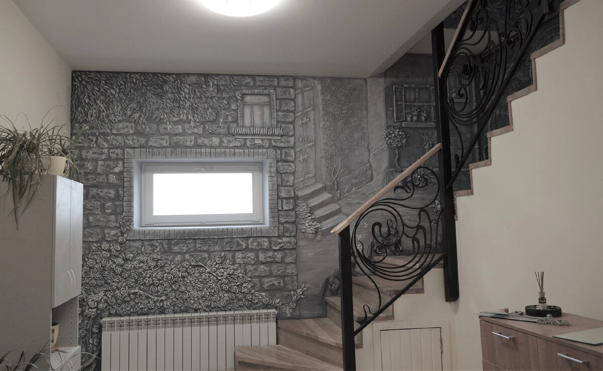 Вид при входе в дом.