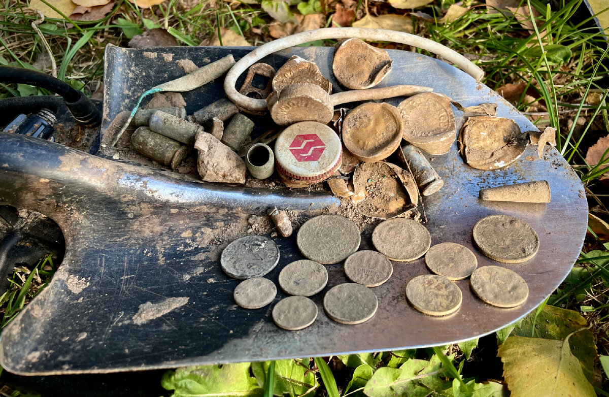 Среднее соотношение находок и мусора за один выход)