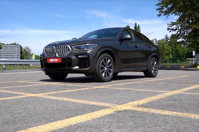 BMW X6 вид спереди