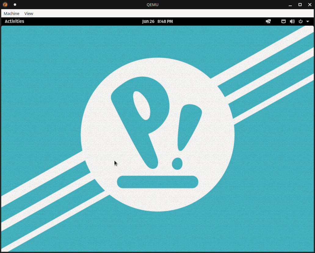 Скриншоты делал с QEMU на своем домашнем компьютере. Необращайте внимание на английский - система прекрасно локализована на русский.