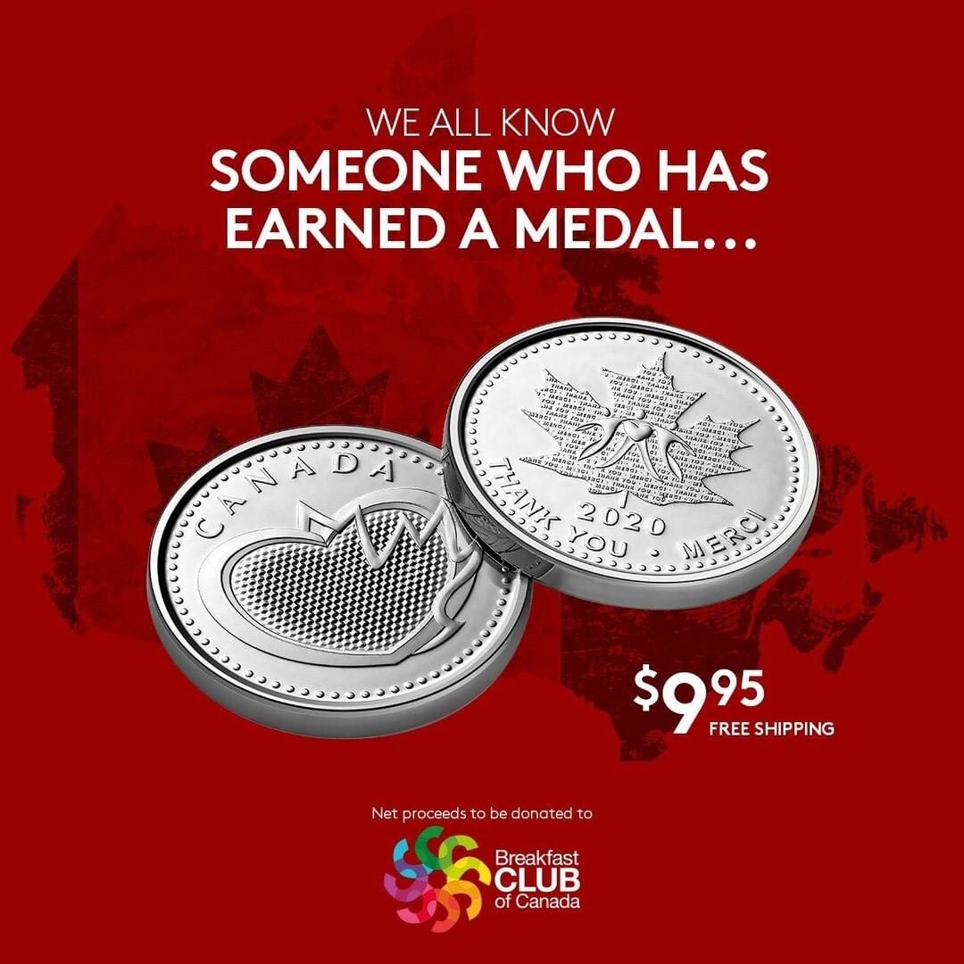 ❣️ Канадский монетный двор выпустил специальную монету в честь медиков, которые сражаются с коронавирусом

