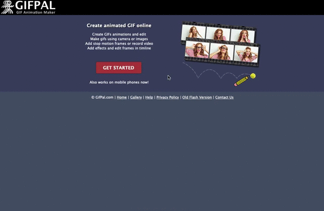 Как сделать гифку из картинок в сервисе Gifpal 