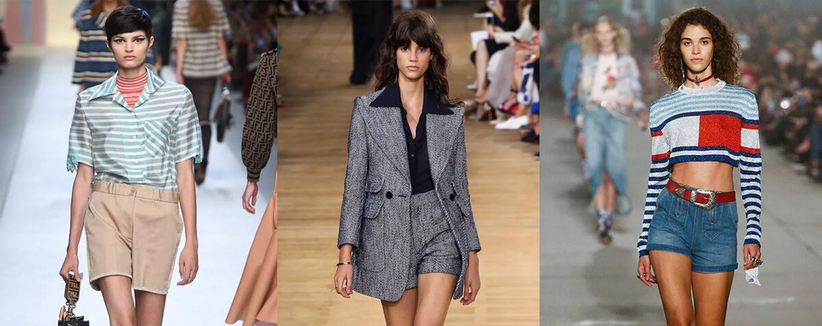 Модные женские шорты 2020  фото