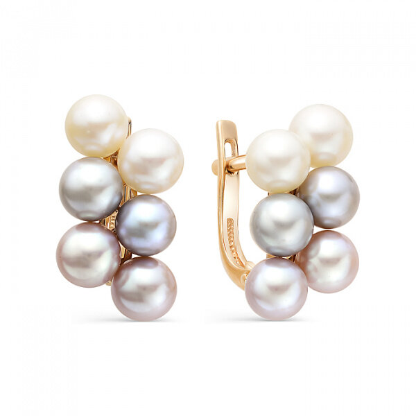 Серьги из красного золота с жемчугом(арт. С140-2863М1)31.830 ₽   