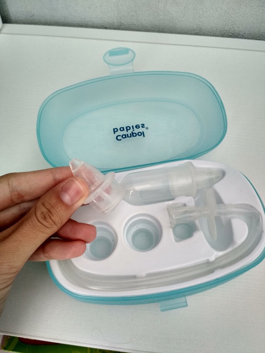 Назальный аспиратор с насадками 