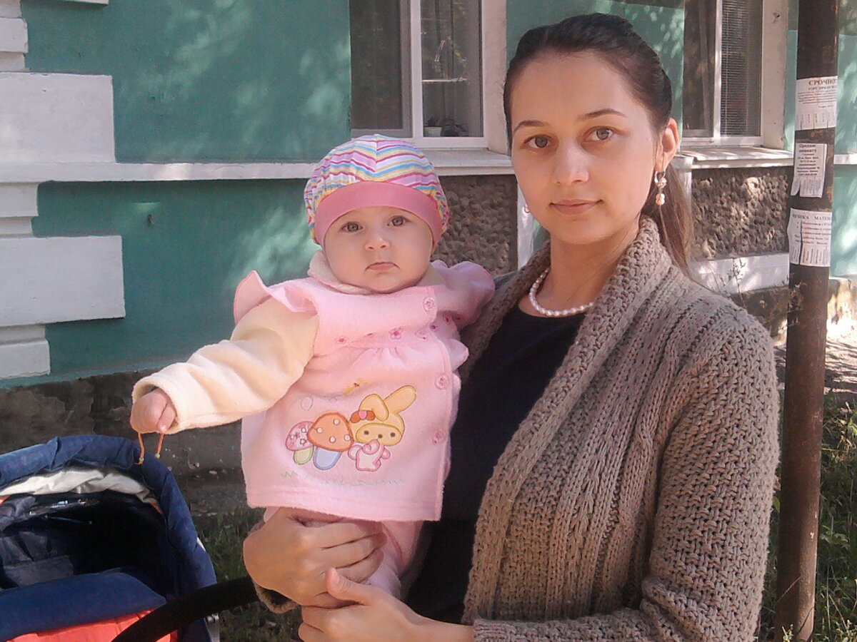2011 год, я и моя маленькая Майя