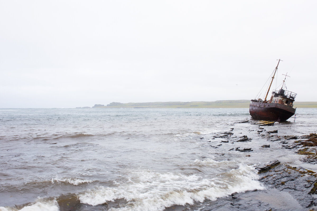 Заброшенный корабль, Вайда-Губа. 