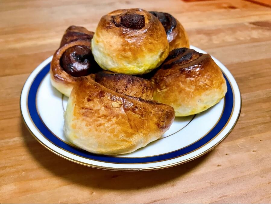 Ленивые булочки. Фото автора